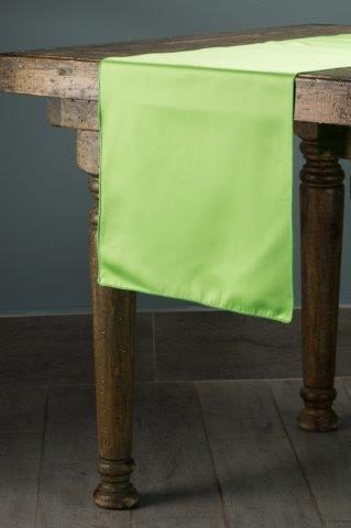 Matte Lamour Lime table runner